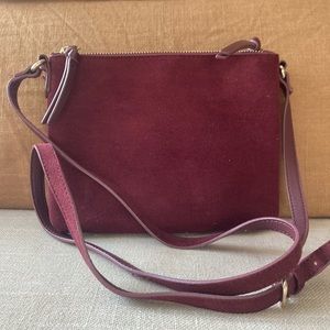 Swede Burgundy cross body